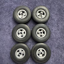 SMITH MILLER SET OF SIX ORIGINAL WHEELS AND TIRES ((ORIGINAL PARTS))