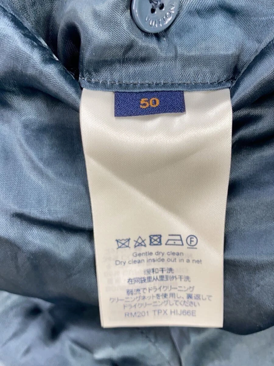 LOUIS VUITTON（LV） Giacca sartoriale LOUIS VUITTON 50 cotone grigio tinta unita RM201 TPX HIJ66E usata
