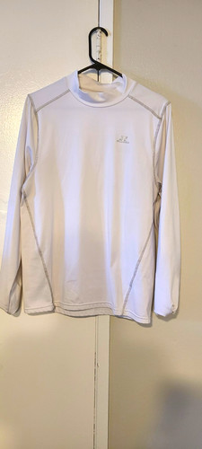 Russell Athletic Dri-Power Men's White Compression Long Sleeve Crew Neck XL