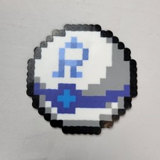 Team Aqua Ball Perler Bead Pixel Art