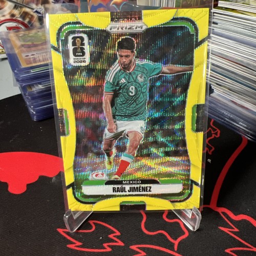 2026 Panini Prizm FIFA World Cup Raul Jimenez Yellow Wave /180 - Mexico