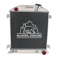 3 Row Aluminum Radiator For 1928-1931 Ford Chopped Hi-boy Grill Shells