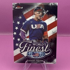 Aaron Judge 2026 Topps World's Finest Black Refractor /10 #wf-1