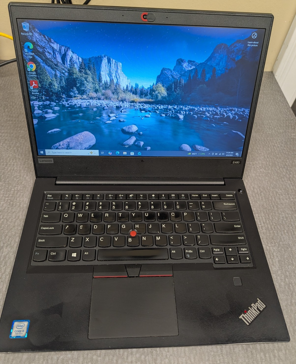 Lenovo ThinkPad E480, i5-7200U, 16GB RAM, 250GB SSD, Windows 10