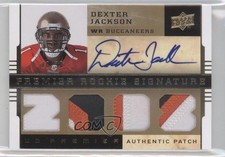 2008 UD Premier 1 10/30 Dexter Jackson #130 Patch Auto 7n2