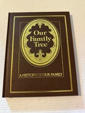 OUR FAMILY TREE- A HISTORY OF OUR FAMILY- BROWN HARDBACK