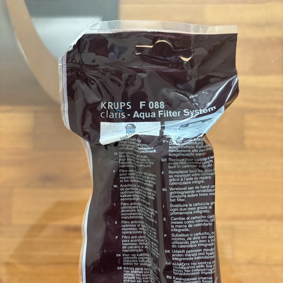 NUEVO SISTEMA DE FILTRO KRUPS ORIGINAL CLARIS AQUA - F088 Foto 4 de 4