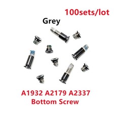 100sets/lot Bottom Case Screws Gray For Macbook Air 13" A1932 A2179 A2337