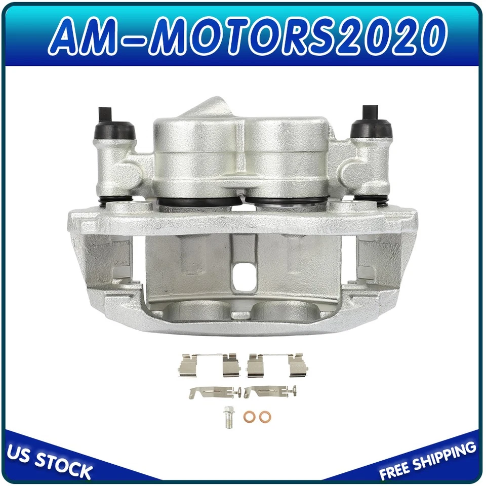 Front Right Brake Calipers w/ Bracket For 2014-2019 Ram ProMaster 3500 V6 3.6L - Image 3 of 4