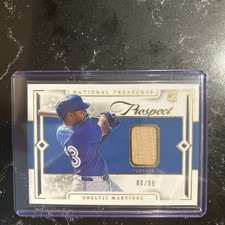 2024 Panini National Treasures - Bat Relic Orelvis Martinez #PL-OM /99 Blue Jays