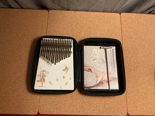 Metal Kalimba Musical Instrument white 