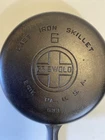 Antique Griswold Cast-Iron Skillet #6 Large Block Logo 699 Slight Wobble