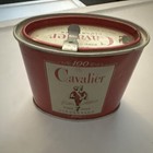 Cavalier King Size Cigarette Tin Vintage Collectible Advertising — photo 1