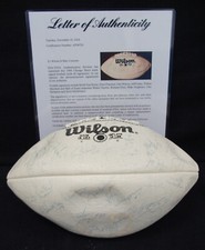 1984 CHICAGO BEARS TEAM SIGNED WILSON Football 42 Signatures PSA/DNA LOA
