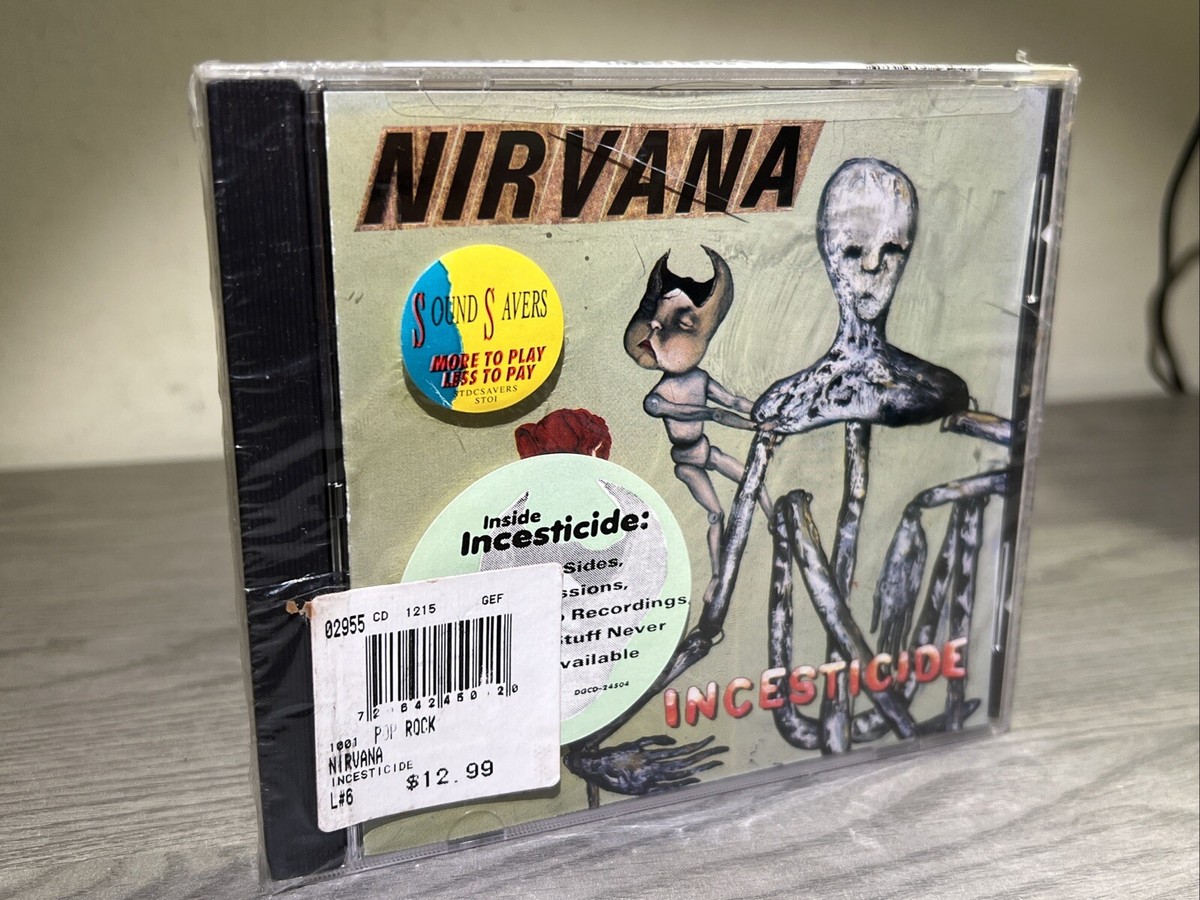 Nirvana Incesticide Rare Sealed CD 1992 - Hype Sticker