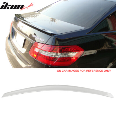 Fits 10-16 Benz E-Class W212 Sedan AMG Style Trunk Spoiler Painted #799 White