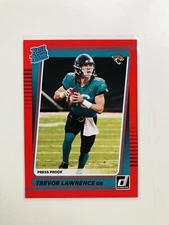 2021 Donruss TREVOR LAWRENCE Red Press Proof Rated Rookie RC #251