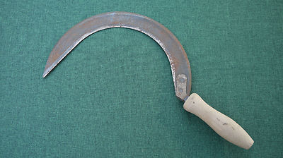 Sichel Handsichel Rundsichel DDR 25cm Gärtnersichel Sense