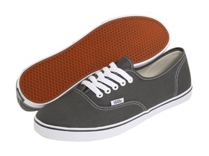 vans authentic lo pro pewter true white