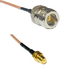 RG316 N FEMALE to RP-SMA FEMALE RF Cable Rapid-SHIP LOT