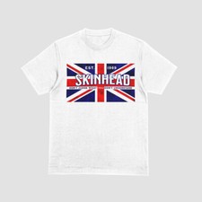 Skinhead T-Shirt Punk Sham 69 Oi! Street Wear British Union Jack Licensed Design