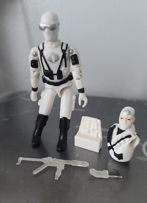 GI Joe Black Major Custom Haze White Snake Eyes/Firefly Figure