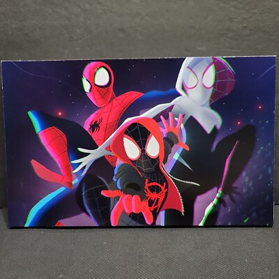 Spider-Man Miles Morales Marvel Wall Photo Art Board Print 11.75in x 7.25in