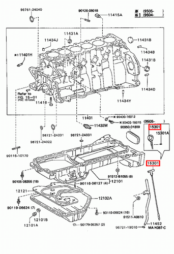 Genuine Cresta JZX93 JZX91 JZX90 1JZ GE 2JZ 1JZ Oil Level Indicator Dip Stick - Picture 7 of 19