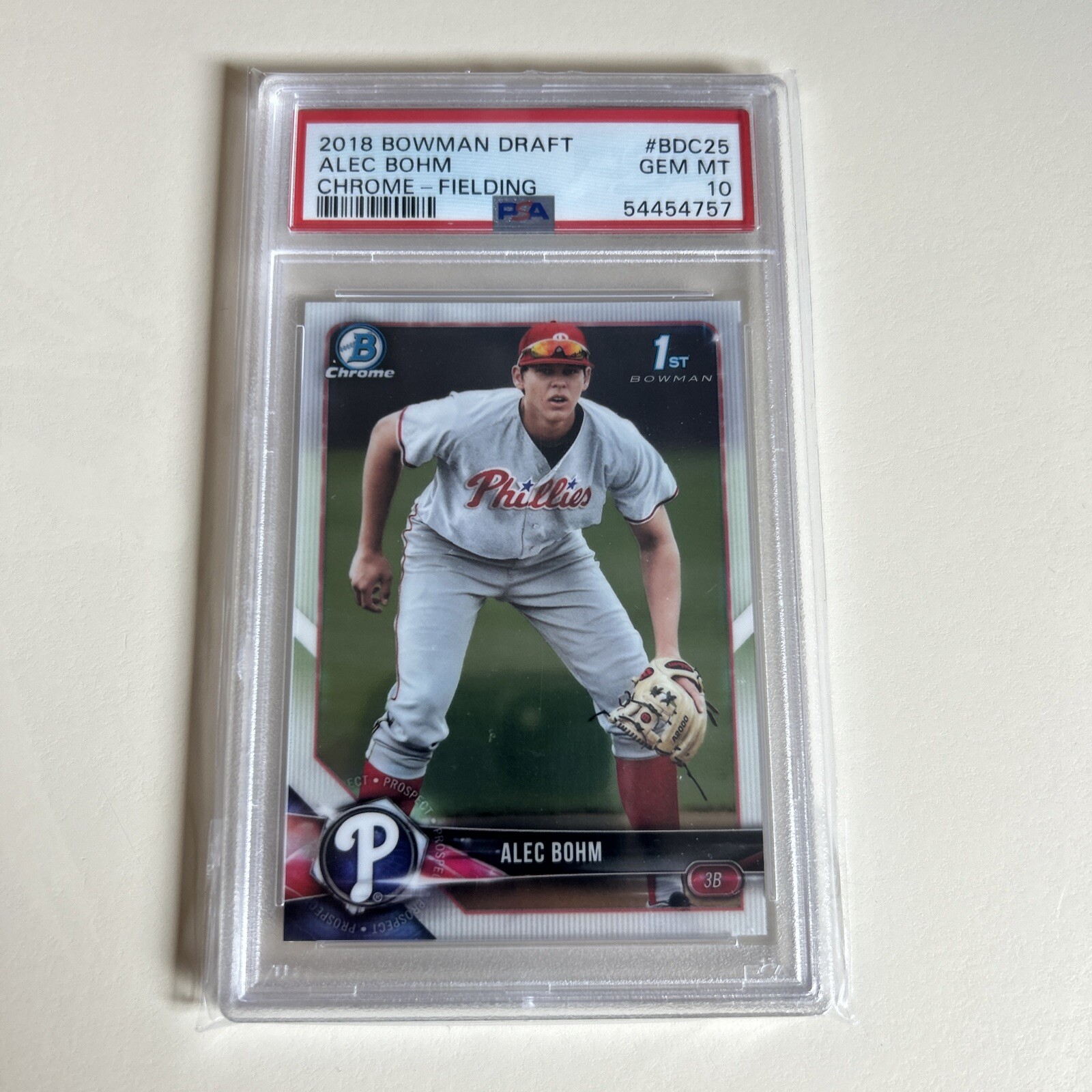 その他 2018 Bowman DRAFT 2018 BOWMAN DRAFT CHROME DRAFT PICKS AUTO DANIEL LYNCH PSA 10 GEM