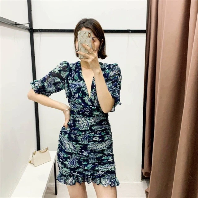 Zara ruffled cheap tulle dress