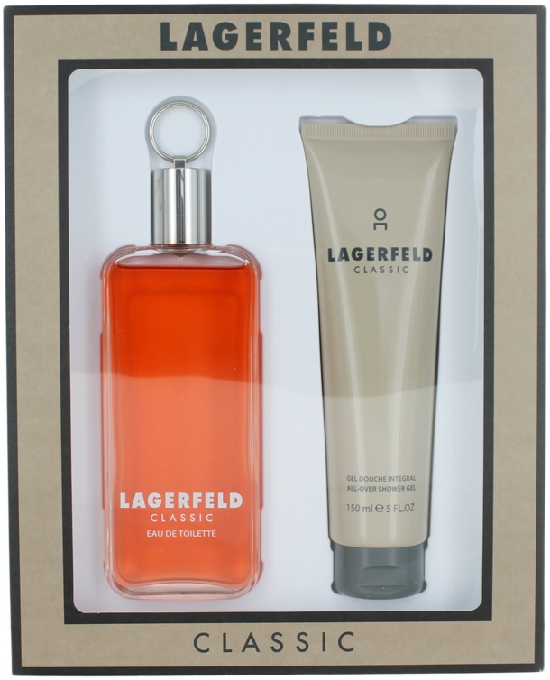Classic By Karl Lagerfeld For Men Set: EDT+Shower Gel