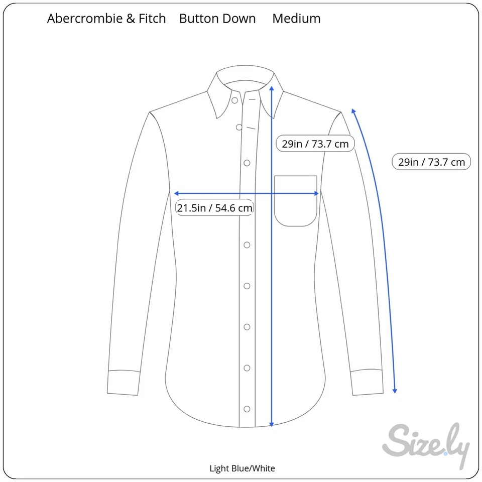 Camisa de vestir Abercrombie & Fitch gris musculoso a rayas para hombre talla mediana todo algodón Foto 2 de 4