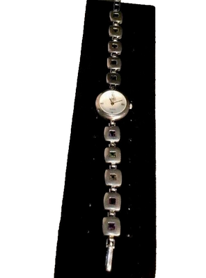 Vintage Badavici 925 Silver Watch with Mother of Pearl Face  display picture 1