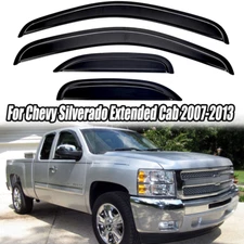 For Chevy Silverado 1500 Extended 07-14 13 Window Visor Vent Deflector Sun Shade