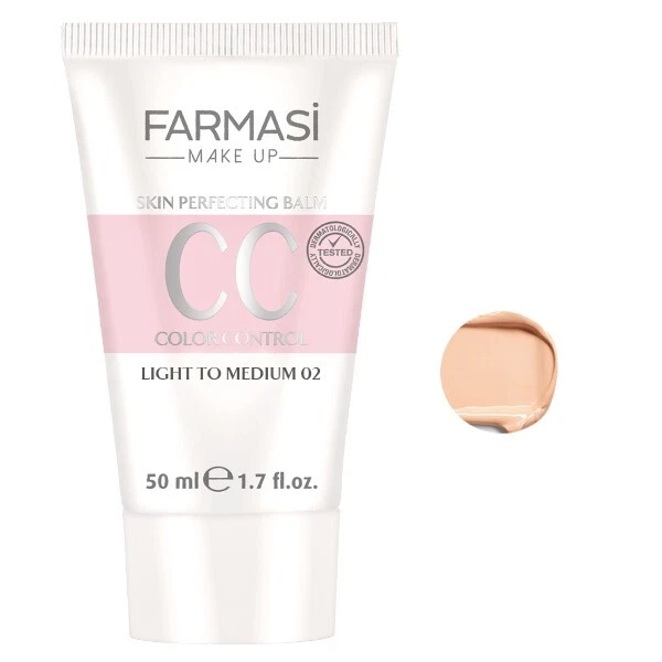 Farmasi CC Color Control Cream Foundation Cream 1.7 oz / 50 ml | Various Shades - Image 4 of 4