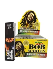 BOB MARLEY Rolling Papers 50 Pack King Size Pure Hemp Natural Gum Cigarette 