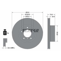 Textar 2X Bremsscheibe Vorne Ø312 Mm InnenbelüFtet FüR BMW X1 E84 Xdrive18D