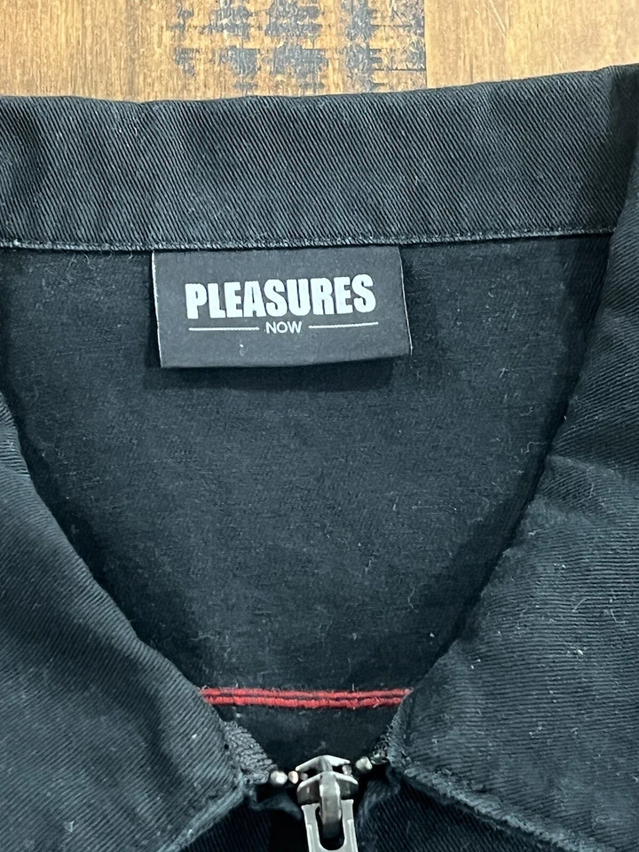 PLEASURES GARAGE SHIRT JACKET Mens M Streetwear Hip Hop RARE - Image 3 of 4