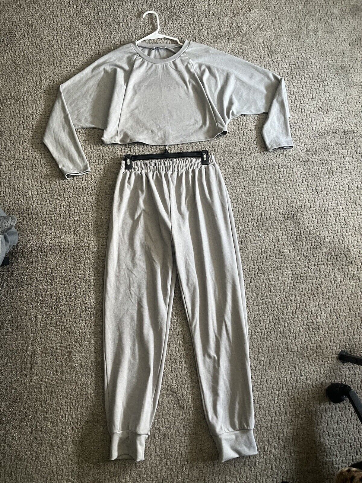 Paper Crane 2 Piece Velour Sweat Suit Size Medium 
