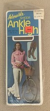True Vintage 1960  s Ankle High Sheer Comfort Top Nylons NIP