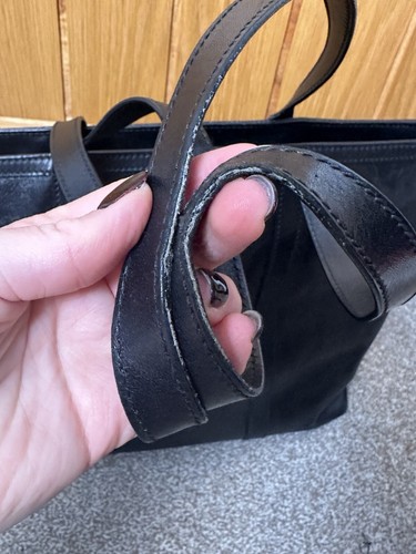 The Bridge Premium Tote Large Shopper TASCHE schwarz Leder Beschreibung lesen - Bild 6 von 11