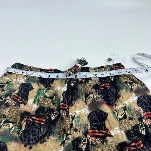 Nuevo Pijama Saddlebred Para Hombres Pantalones de Salón Pijamas Caza Negro Laboratorio Perro Beige Pequeño Foto 3 de 4