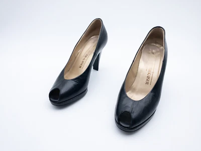 PETER KAISER Escarpins Femmes Talon Schuh Chaussure Basse Cuir Taille 37 Eu Art - Photo 1/4
