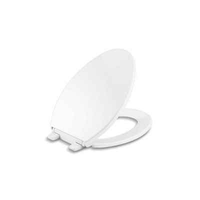Wellworth Elongated Closed Front Toilet Seat In White | Kohler Advantage Bowl