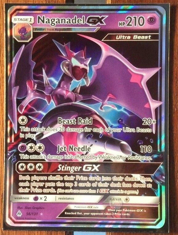 Naganadel-GX FLI 134  Pokemon TCG POK Cards