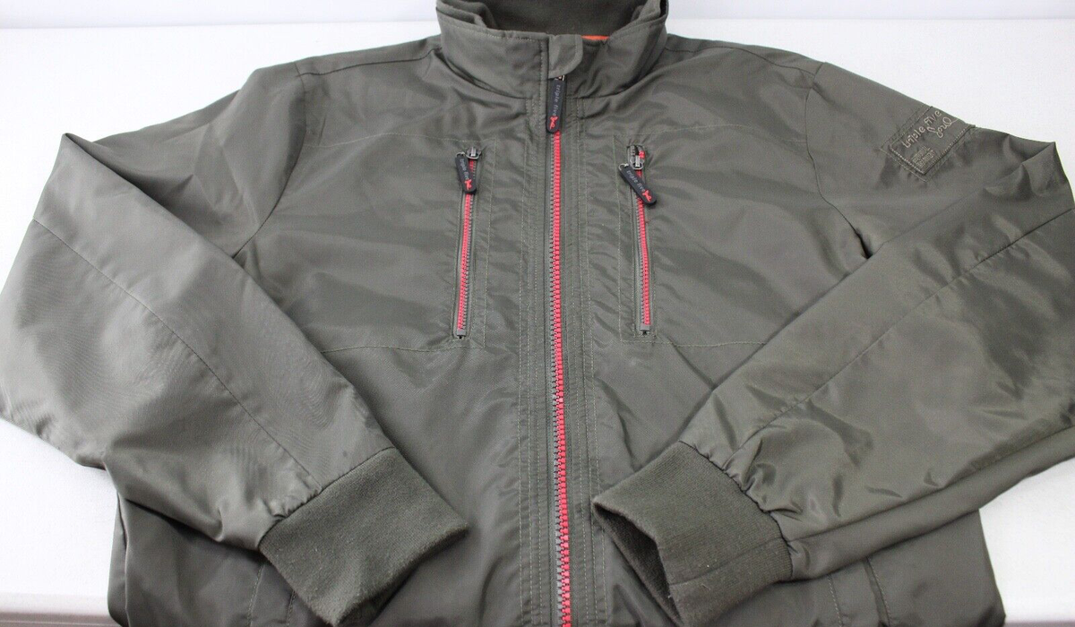 ジャケット・アウター archive Triple Five Soul nylon jacket VINTAGE TRIPLE FIVE SOUL MEN'S XL OLIVE ORANGE NYLON