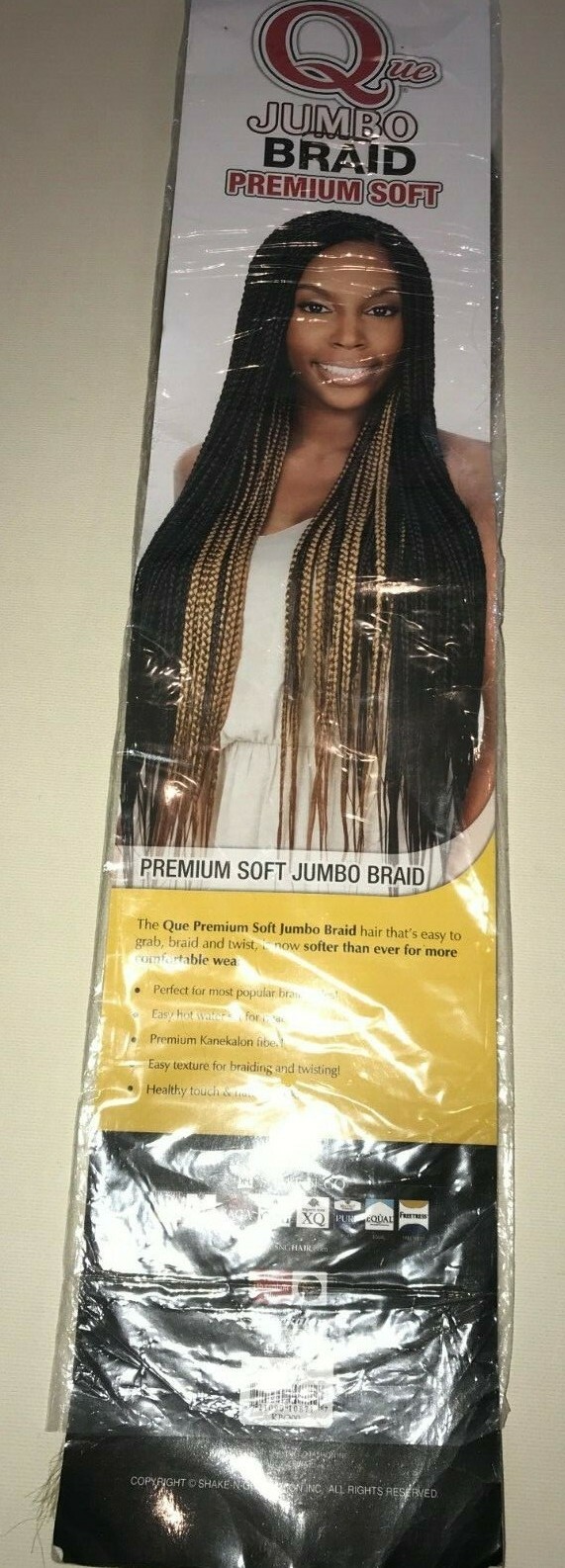NEW NIP JUMBO HAIR BRAID PREMIUM SOFT QUE BRAND 27 COLOR KANEKALON NICE |  eBay