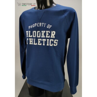 Felpa BLOOKER Drop Athletics Navy Blau Slim Fit Original Casual Top Qualität