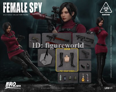 BROTOYS Ada Wang エイダ・ウォン　バイオハザード　LR011 BROTOYS LR011 1/12 Resident Zombie Evil Crisis Ada Female Action