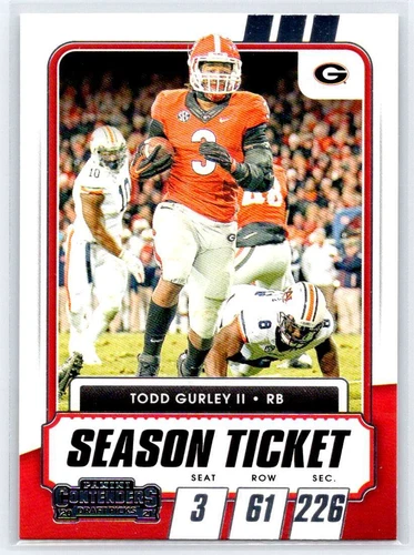 2021 Panini Contenders Draft Picks #58 Todd Gurley II